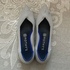 Grey Rothy’s flats